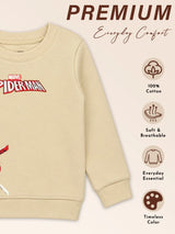 Baby Boys Avengers Round Neck Full Sleeve Sweatshirt for Casual Winter Styling, Everyday Comfort and Easy Movement