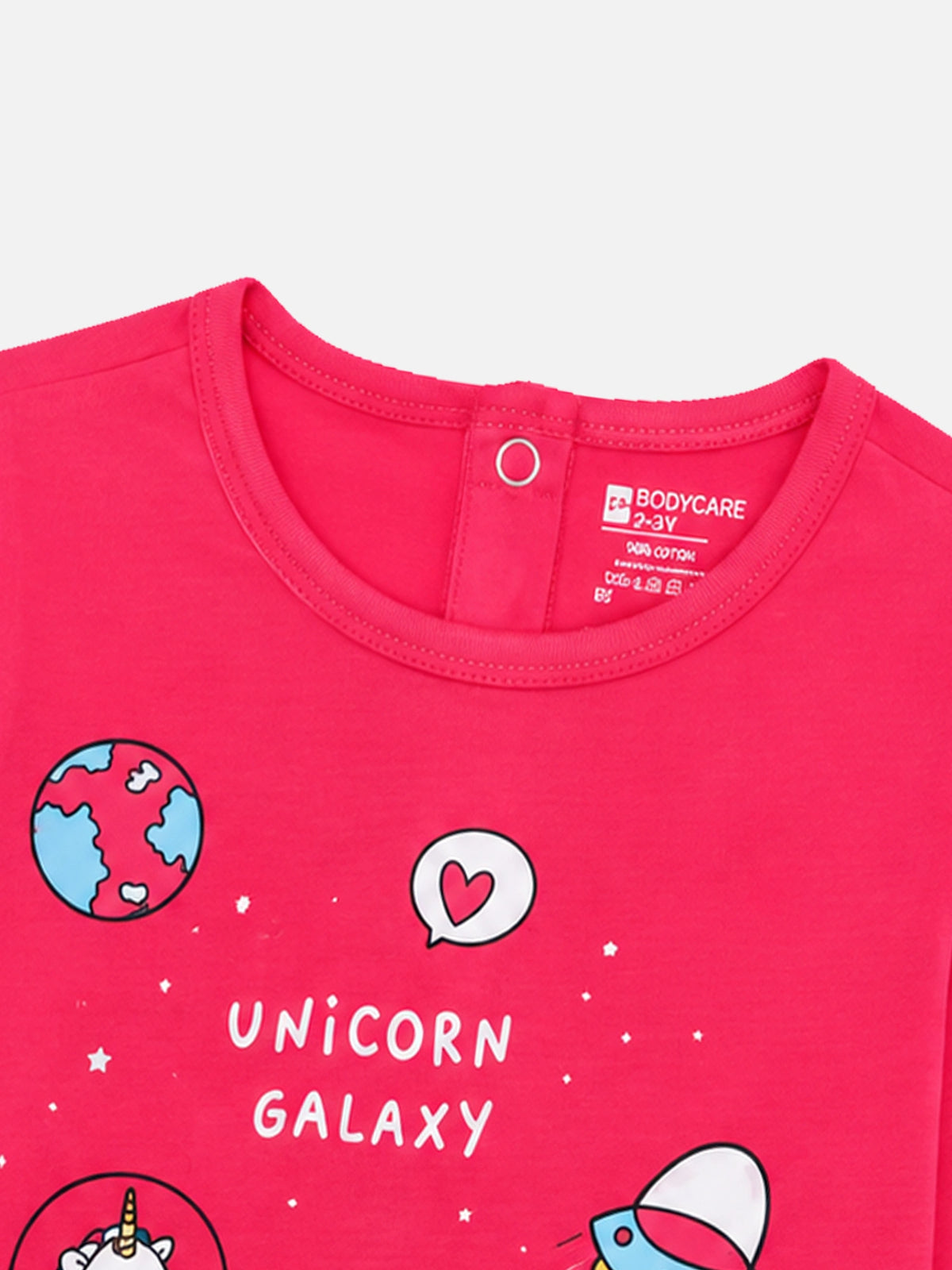 Girls Cotton T-Shirt with Regular Fit and Soft Breathable Fabric for Casual Wear and Everyday Comfort