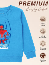 Baby Boys Avengers Round Neck Full Sleeve Sweatshirt for Casual Winter Wear, Playtime Comfort and Everyday Styling