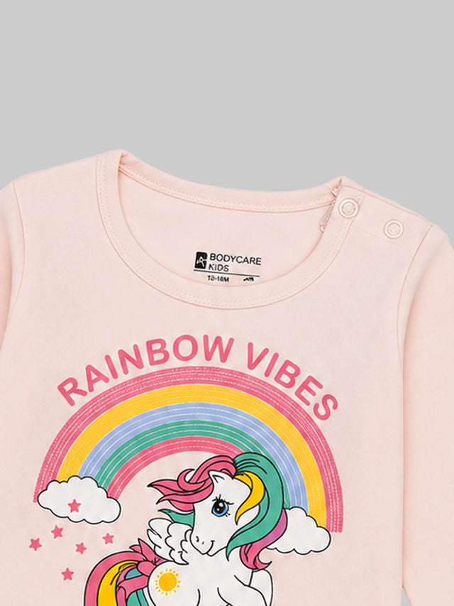 Baby Girls 100% Cotton T-Shirt for Casual Wear, Everyday Comfort, Easy Styling and Regular Wardrobe Use