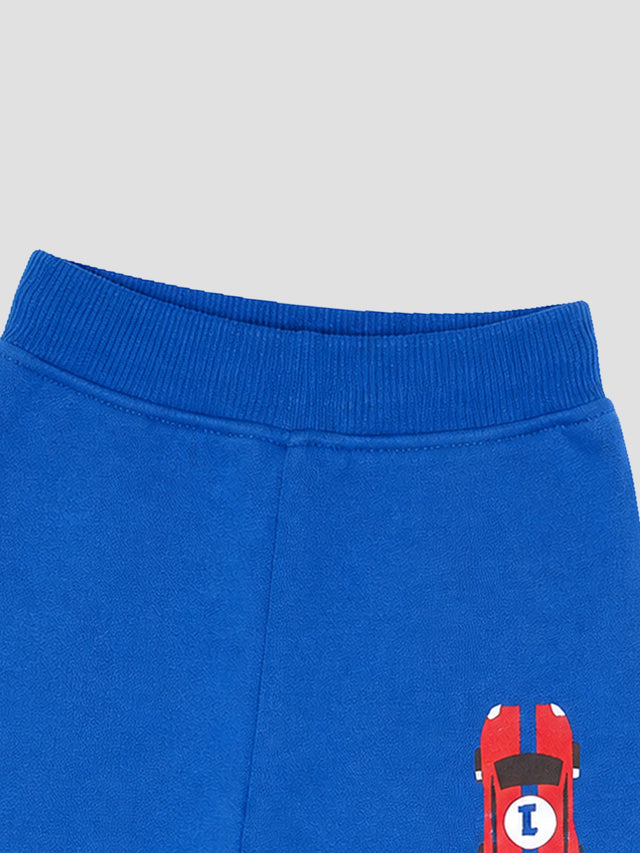 Baby Boys 3 Thread Fleece Track Pant with Regular Fit for Warm Casual Wear, Easy Movement and Comfort