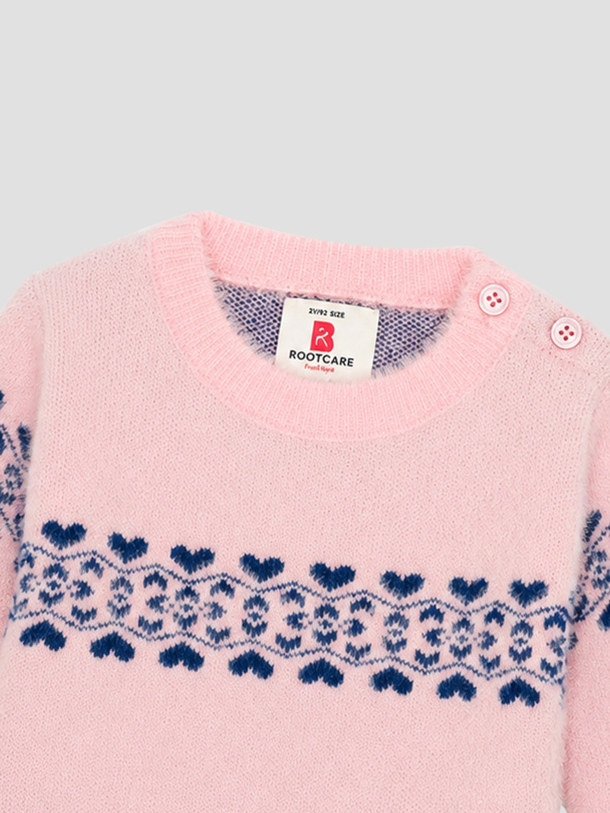 Girls Soft Cotton Blend Sweater for Winter Wear, Warm Comfort, Casual Styling and Regular Wardrobe Use