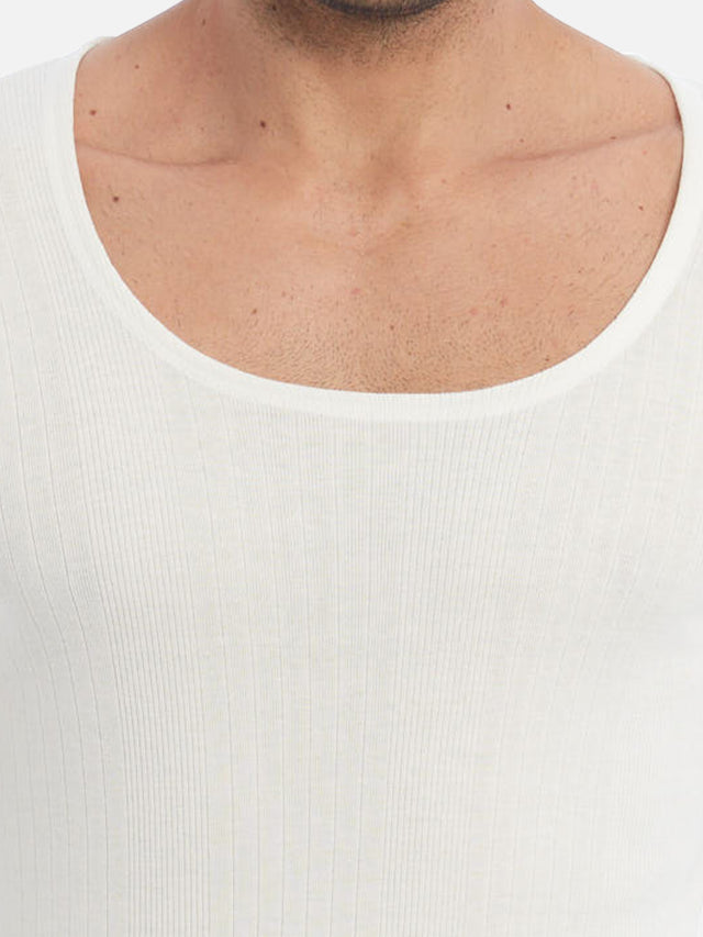 Men Round Neck Full Sleeves Thermal Top for Winter Base Layering, Cold-Weather Comfort and Everyday Innerwear - Pack of 1