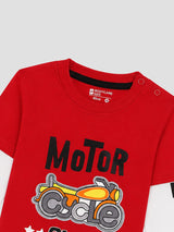 Baby Boys Cotton Interlock T-Shirt with Soft Breathable Fabric and Regular Fit for Casual Wear and Everyday Comfort