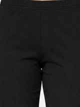 Women 100% Cotton Track Pant with Side Pockets and Solid Sports Jogger Styling for Workout, Gym and Active Wear