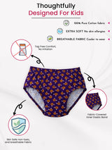 Girls 100% Cotton Panty Pack of 3