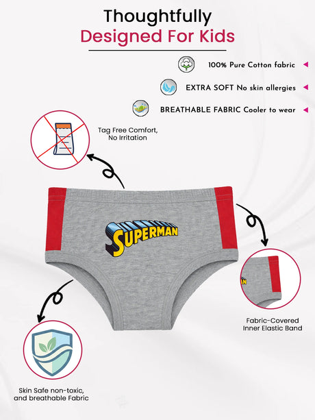 Bodycare Tom & Jerry Boys Brief Solid Pack Of 3