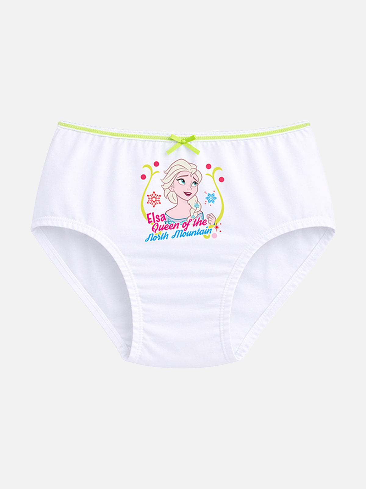 Girls Princess Printed Innerwear Panty 100% Cotton Soft Skin Friendly for Everyday Comfort - Pack of 5
