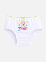 Girls Princess Printed Innerwear Panty 100% Cotton Soft Skin Friendly for Everyday Comfort - Pack of 5