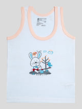Baby Boys Round Neck Sleeveless Vest for Comfortable Innerwear Essentials, Regular Use and Under-Shirt Wear - Pack of 6