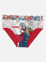 Boys Avengers Innerwear Brief with Top Elastic for Everyday Comfort, Support and Kids Wardrobe Essentials - Pack of 4