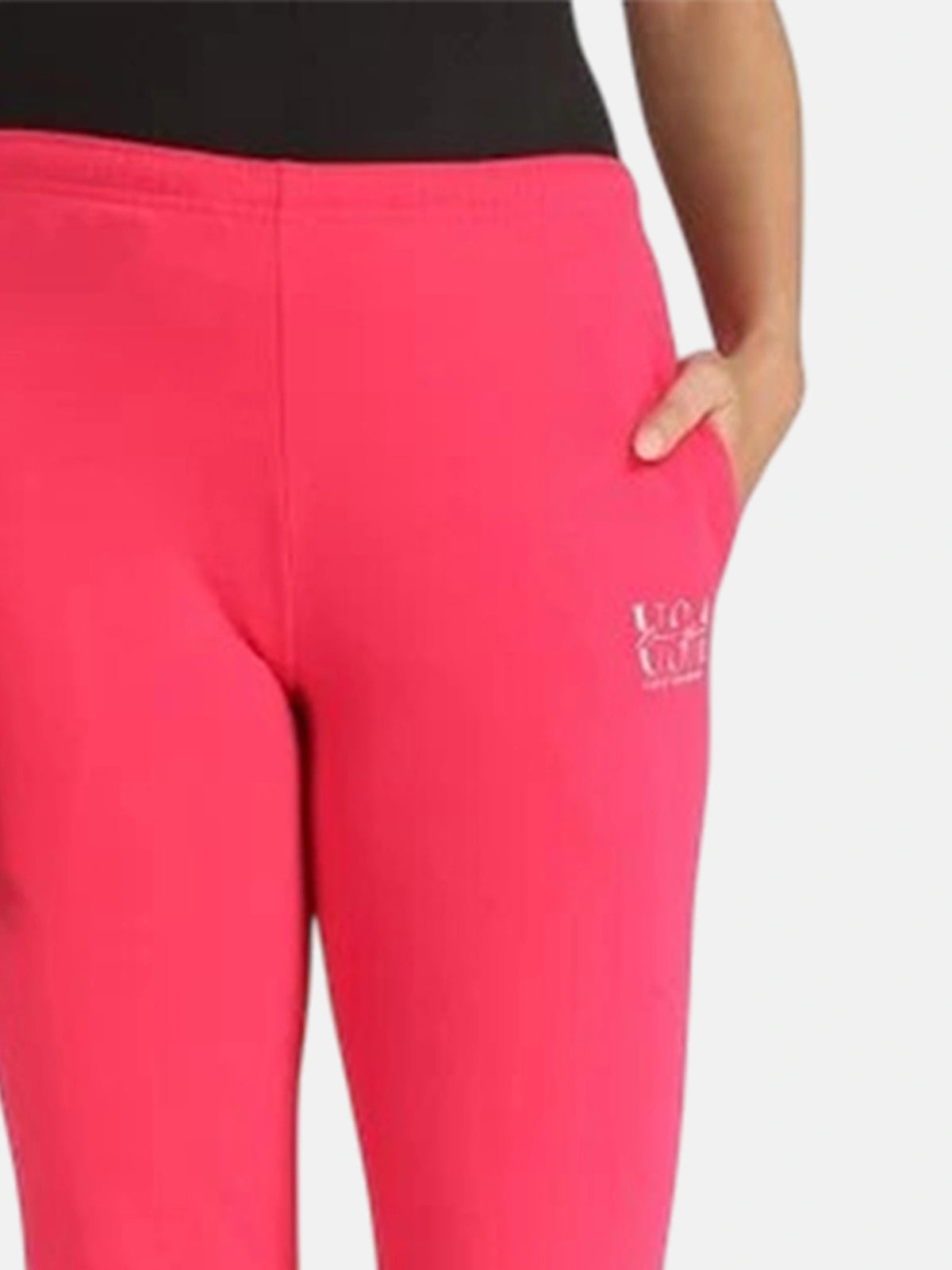 Women Fleece Solid Track Pant with Sports Jogger Styling for Workout, Gym and Everyday Active Wear Comfort