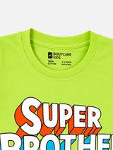 Baby Boys 100% Cotton T-Shirt Round Neck Half Sleeves Regular Fit Top with Soft Breathable Fabric for Daily Wear