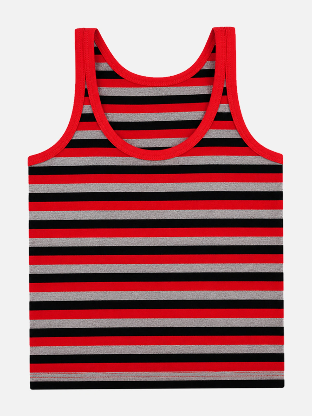 Boys Innerwear Vest Round Neck Sleeveless Solid for Everyday Comfort, Easy Layering and Kids Essentials - Pack of 3