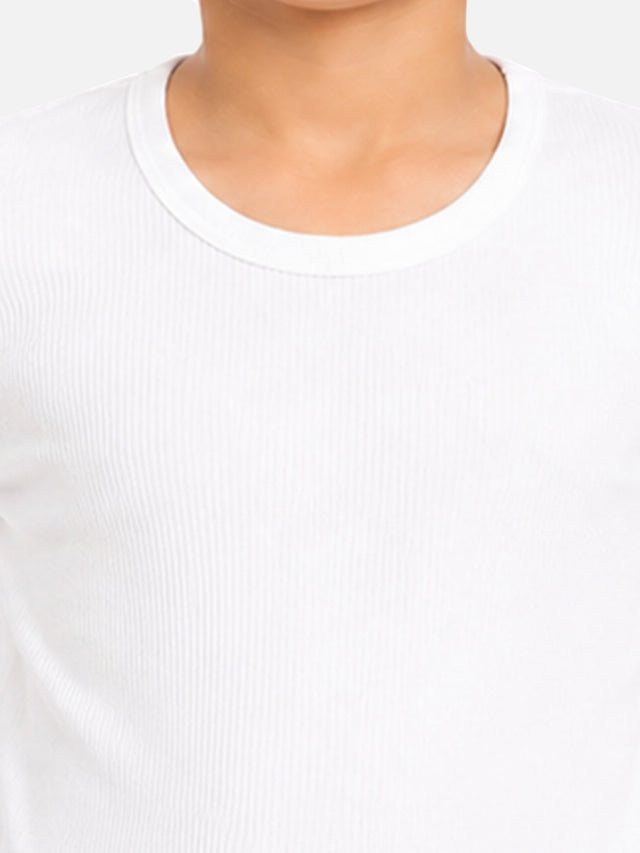 Boys Round Neck Full Sleeves Thermal Top for Winter Base Layering, Cold-Weather Comfort and Everyday Innerwear - Pack of 1