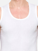 Men Sleeveless Thermal Top with Round Neck Design for Winter Layering, Cold-Weather Comfort and Innerwear Essentials