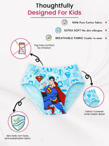 Boys Justice League 100% Cotton Brief Inner Elastic Pack of 3