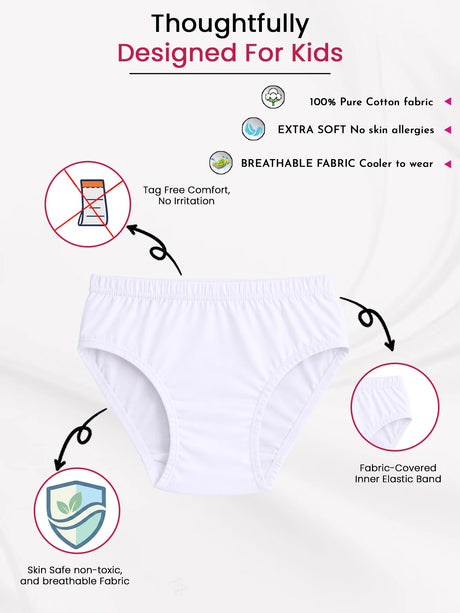 Baby Boys Brief Inner Elastic Pack of 6