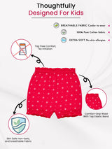 Girls 100% Cotton Bloomer Attach Elastic Pack of 3