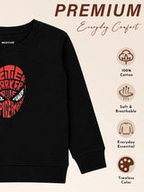 Baby Boys Avengers Round Neck Full Sleeves Sweatshirt for Casual Wear, Lounge Comfort and Everyday Wardrobe Use