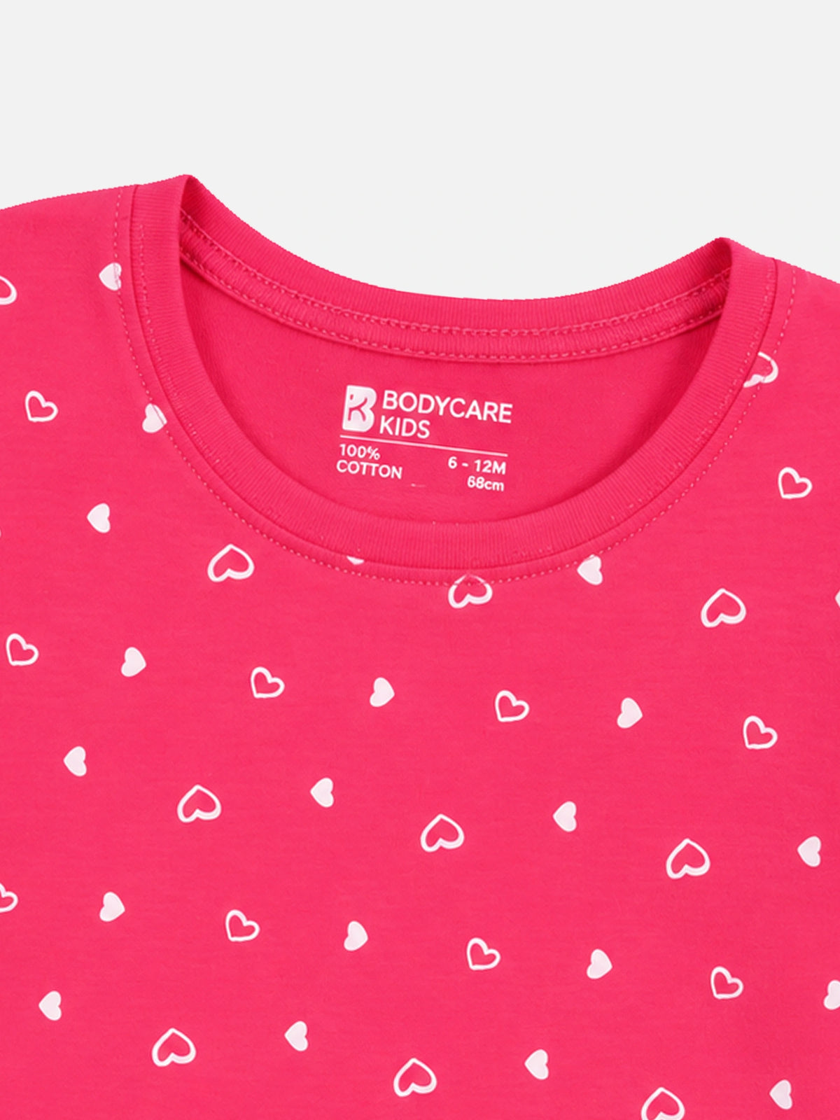 Baby Girls Antiviral 100% Cotton T-Shirt for Comfortable Regular Use and Everyday Casual Wear Essentials