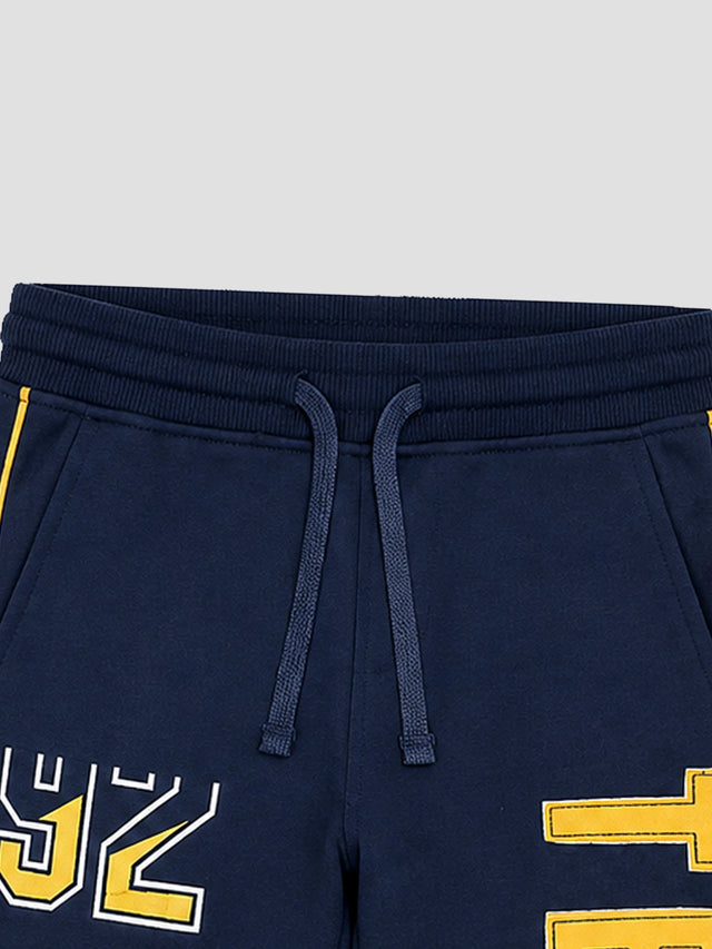 Boys French Terry Track Pant with Regular Fit for Casual Wear, Playtime Comfort and Easy Everyday Movement