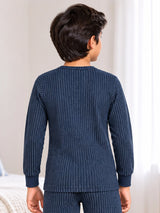 Unisex Antibacterial Round Neck Full Sleeve Thermal Top for Winter Innerwear Comfort and Warm Base Wear - Pack of 2