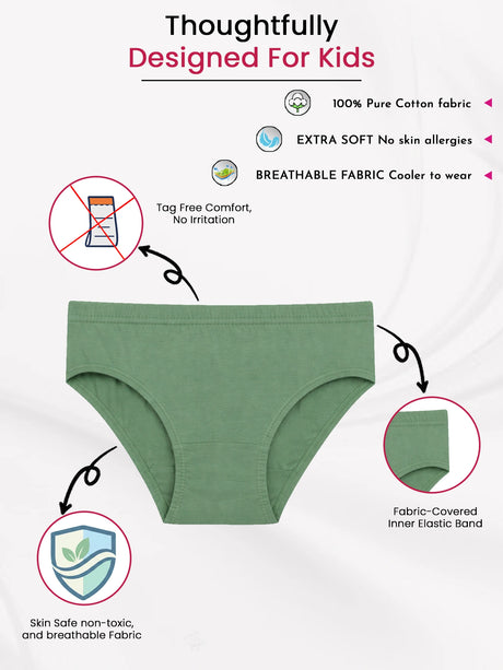 Baby Boys Brief Inner Elastic Pack of 6