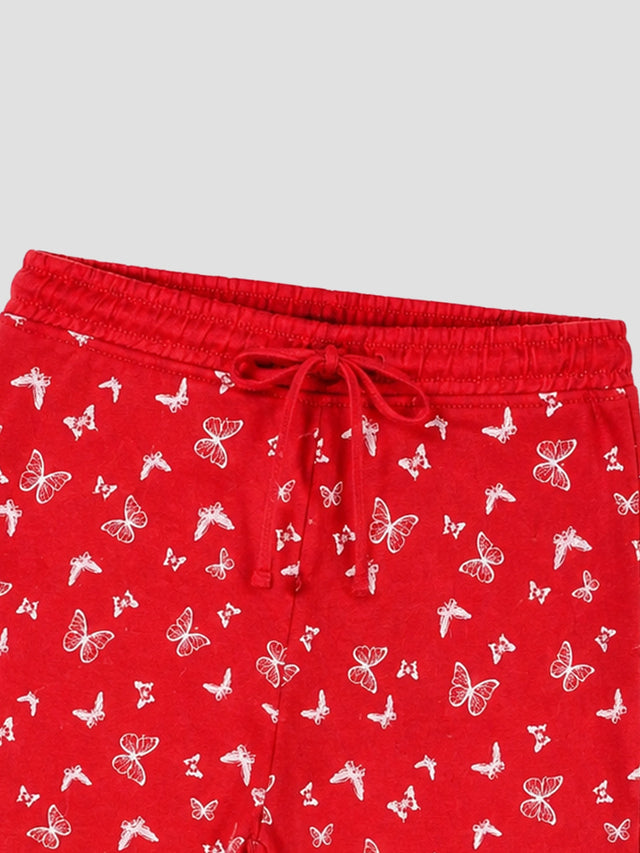 Baby Girls Cotton Track Pant Regular Fit Mid Rise for Everyday Comfort, Lounge Wear, Easy Movement and Wardrobe Essentials