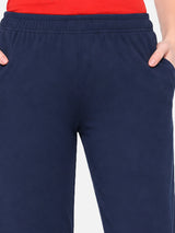Women Cotton Track Pant with Side Pockets and Regular Fit Jogger Style for Active Casual Wear and Easy Movement