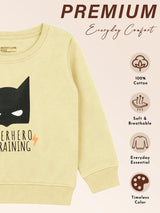 Baby Boys Printed Round Neck Full Sleeve Sweatshirt for Casual Comfort, Everyday Styling and Easy Playtime Movement