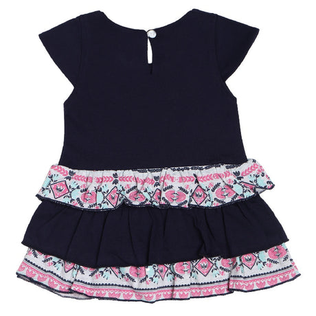 Bodycare Girls Cotton Half Sleeves Round Neck Frock