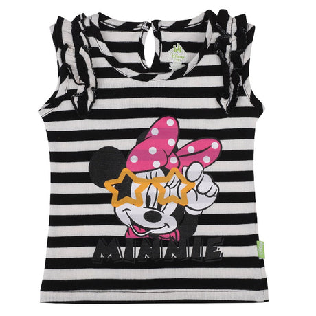 Baby Girls Minnie & Friends T-Shirt Round Neck Sleeveless - Bodycare