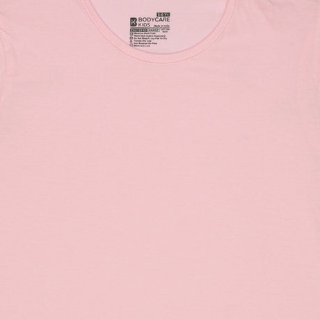 Bodycare Girls Cotton Round Neck Half Sleeves Tshirt Pack Of 2