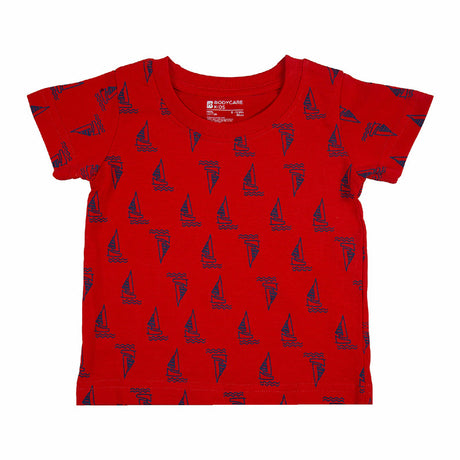 Baby Boys T-Shirt Round Neck Half Sleeves Pack of 2 - Bodycare