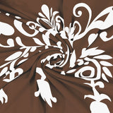 Bodycomfy 100% Cotton Hosiery King Size Fitted Bedsheet – Motif Panel Print