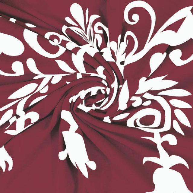 King Size Cotton Bedsheet Brown Ornamental Print - Bodycare