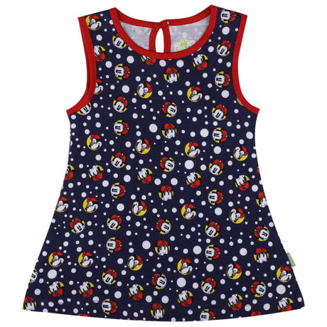 Bodycare Minnie & Friends Girls Cotton Frock Round Neck Half Sleeves