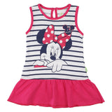 Bodycare Minnie & Friends Girls Cotton Frock Round Neck Sleeveless
