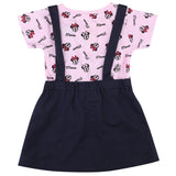 Bodycare Minnie & Friends Girls Cotton Frock Round Neck Sleeveless