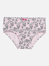 Girls Frozen Innerwear Panty Cotton Solid with Inner Elastic for Everyday Comfort and Kids Essentials - Pack of 5