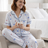 Women Soft Comfort Solid Night Suit Loungewear - Bodycare