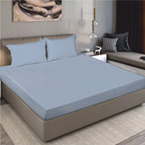 King Size Cotton Fitted Bedsheet Midnight Blue - Bodycare