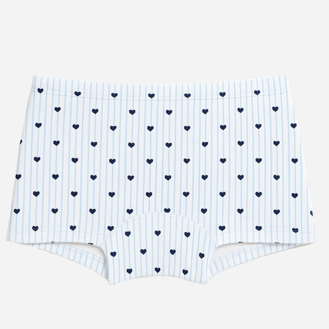 Girls 100% Cotton Boyshorts Inner Elastic Stretch Pack of 2 - Bodycare