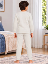 Unisex Thermal Set with Coordinated Top and Bottom Warmth, Winter Innerwear Comfort and Everyday Cold Weather Use - Pack of 1