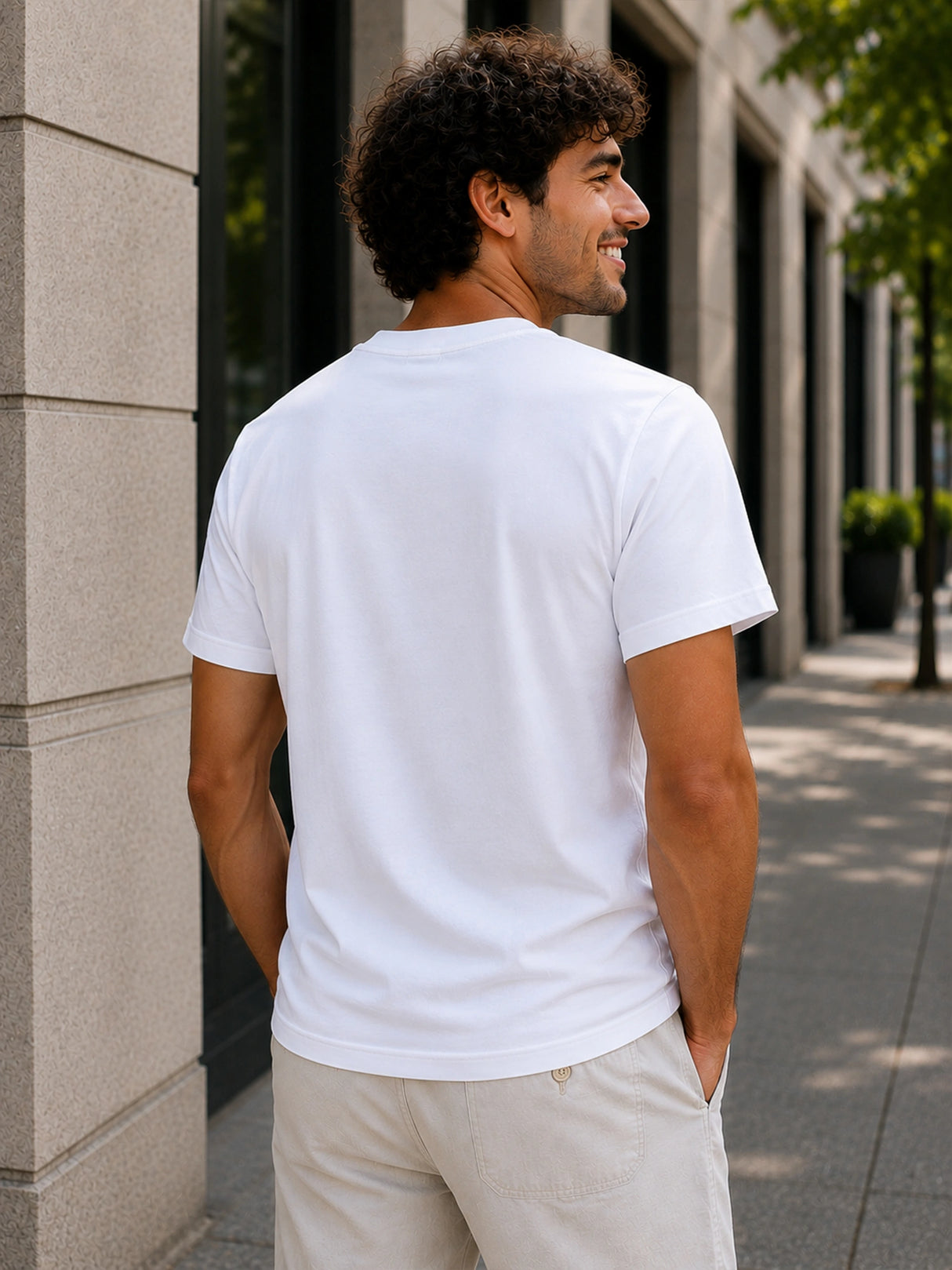 Men Round Neck Half Sleeves T-Shirt Solid Casual Wear Top for Everyday Outfits, Travel and Smart Basics
