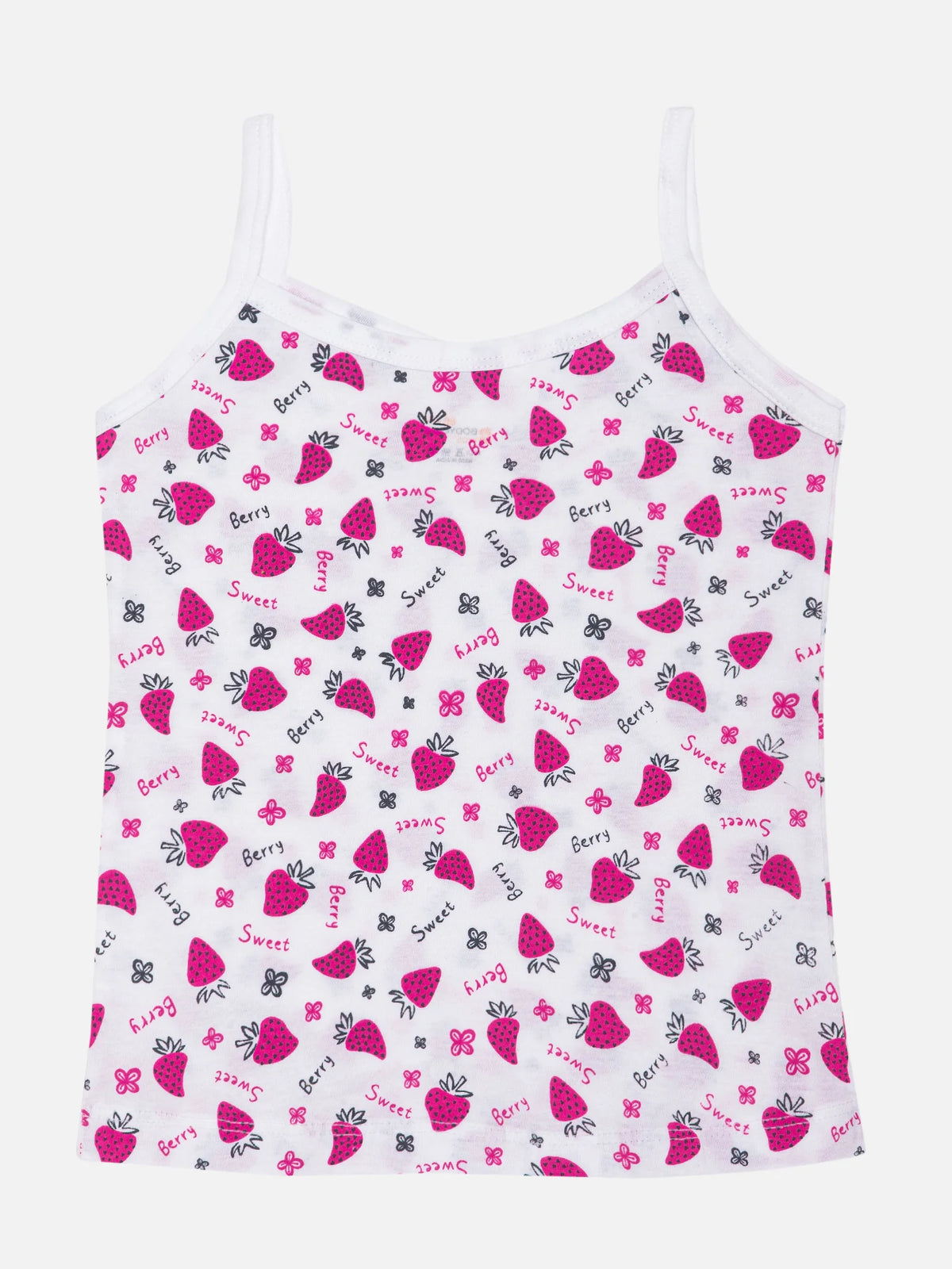 Girls 100% Cotton Vest Round Neck Dori Neck Pack of 2 - Bodycare