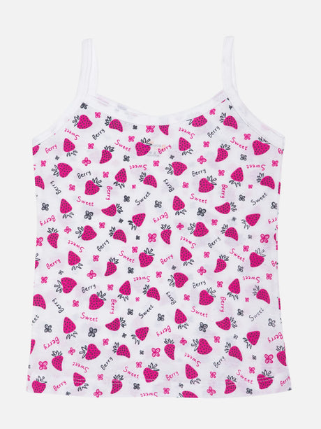 Girls 100% Cotton Vest Round Neck Dori Neck Pack of 2 - Bodycare
