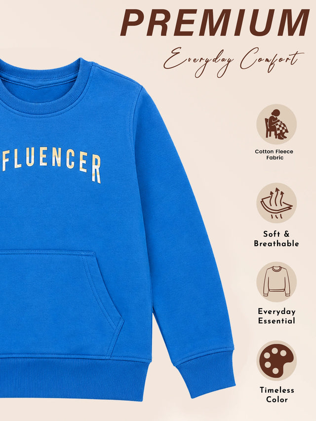 Girls Round Neck Full Sleeve Sweatshirt for Casual Wardrobe Comfort, Lounge Wear and Regular Winter Styling