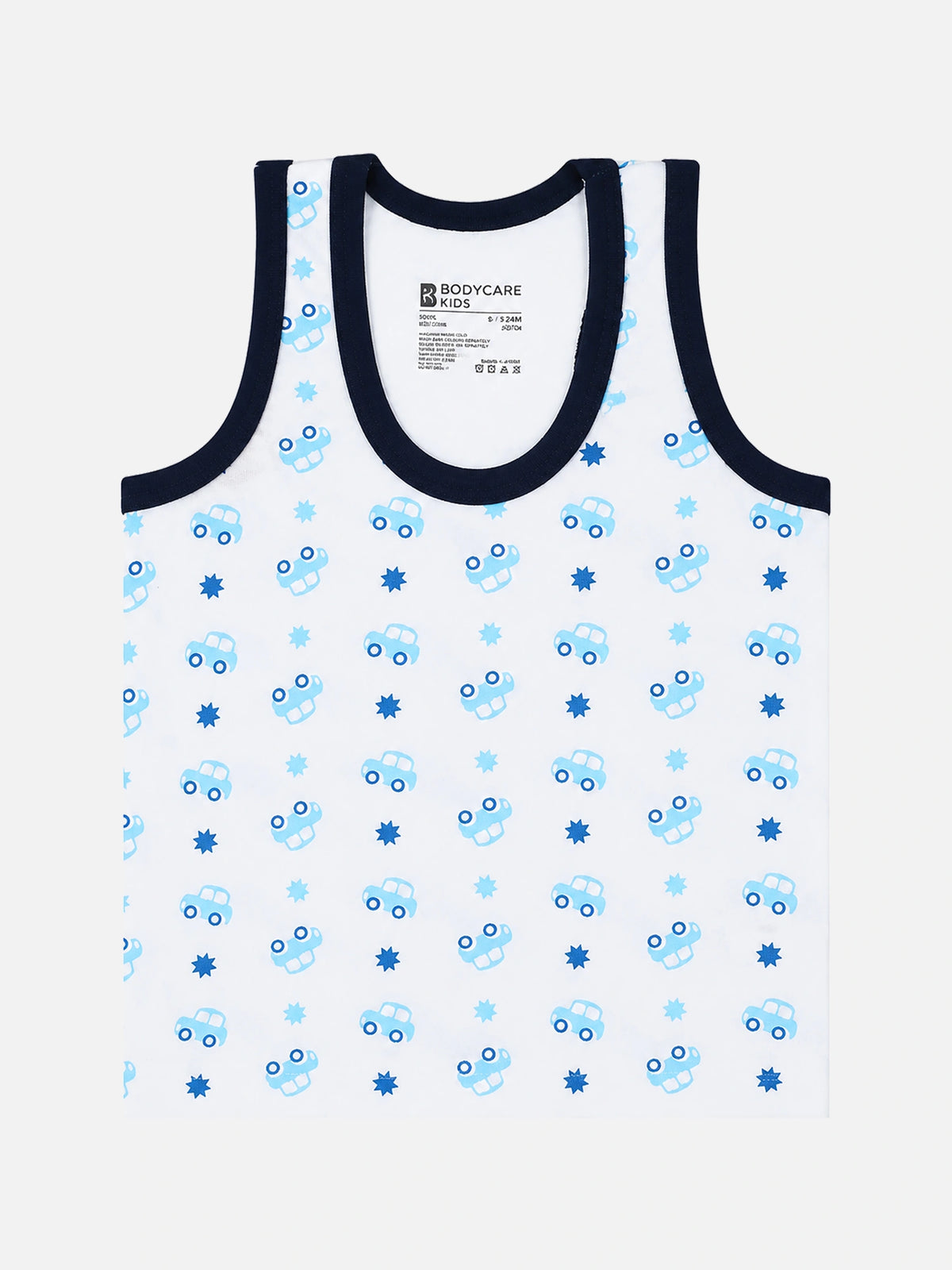 Boys Round Neck Sleeveless Vest Innerwear for Comfortable Daily Wear, Easy Movement and Wardrobe Essentials - Pack of 3